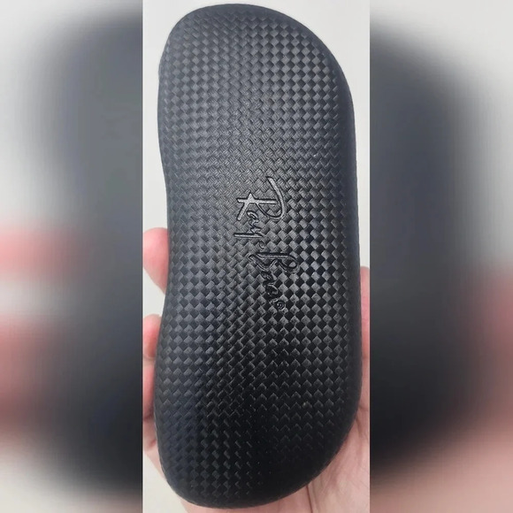 Ray-Ban Black Carbon Fiber Style Eyeglass Hard Clam Shell CASE ONLY - Picture 2 of 13